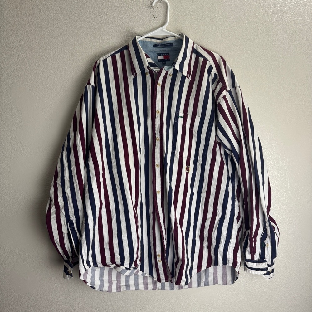 Tommy Hilfiger Vintage Button Up Shirt Size XXL